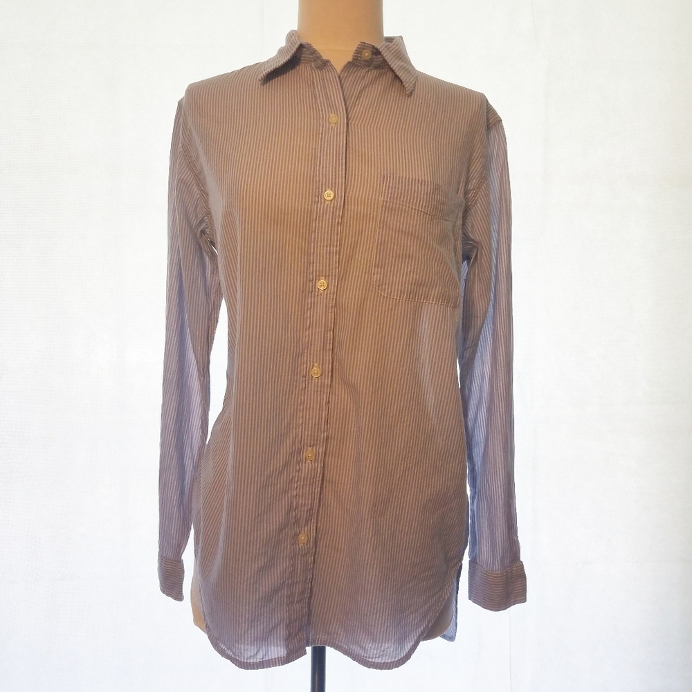 Ralph Lauren Boyfriend Blue Button-down Sz M